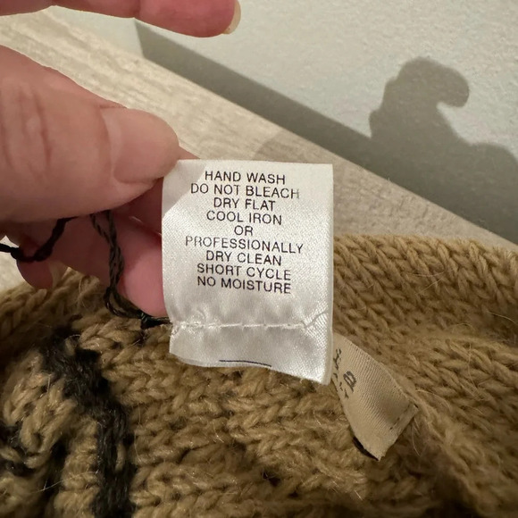 Lineamaglia Mohair Blend Turtleneck Poncho Heavy Warm Cozy Luxe Lagenlook OS - Picture 8 of 9